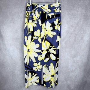 Whit Two x Anthropologie Matira Floral Maxi Skirt With Back Bow Size 4